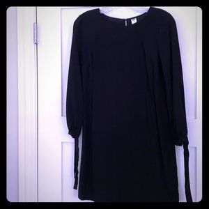 Black shift dress